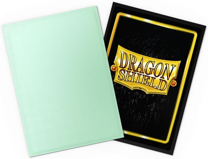 dragon shield | Matte Dual Standard Size Card Sleeves | 100 CT - Smooth & Tough Premium TCG Sleeves - Compatible with Pokemon, Flesh & Blood, One Piece & Magic The Gathering | Eucalyptus - Image 3